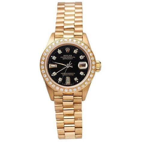 rolex black with diamonds president|the Rolex president.